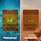 Signmission Electric Fence With Symbol OSHA Warning Sign, Plastic, 7in W x 10in L, 2PK OS-2PACK-WS-P-710-V-13121 - alternate 6